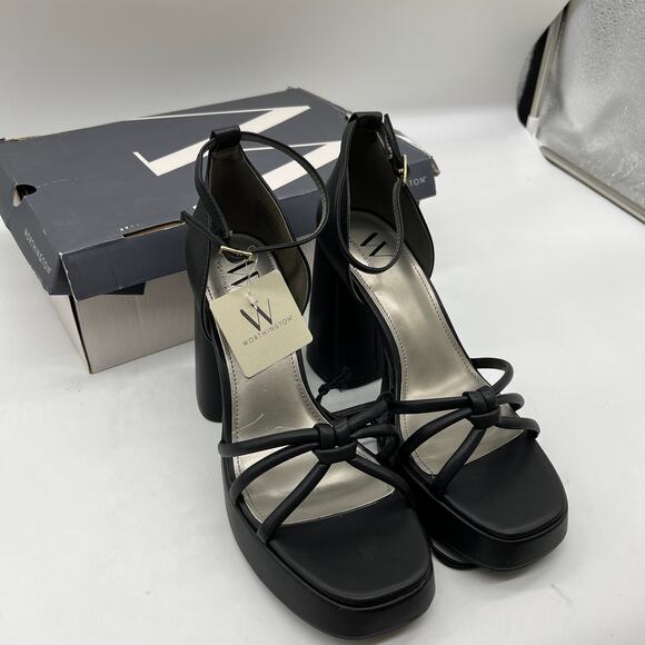 Worthington Womens Ellsworth Heeled Sandals Black Size 9M - Picture 2 of 14